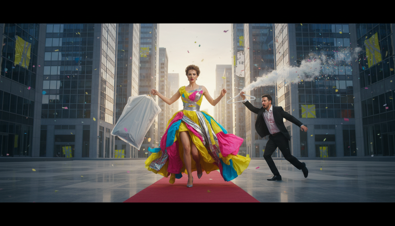 Last minute designer dress rental for a premiere hero image